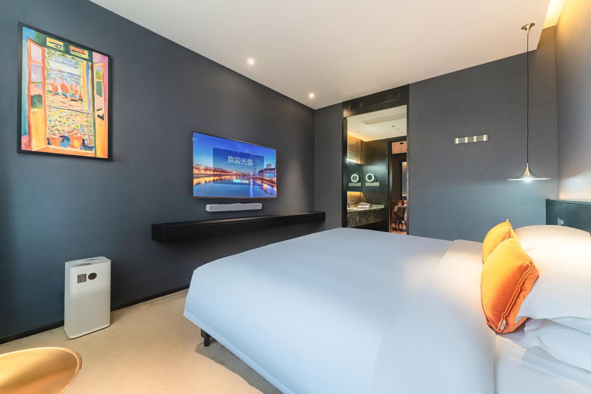 Hesu Designer Hotel & Suites -Near Xi'An Drum Tower And Yongning Gate -Free Laundry Luggage Storage -Kitty Cafe With Freshly Ground Coffee -24H Front Desk -English Service Eksteriør bilde