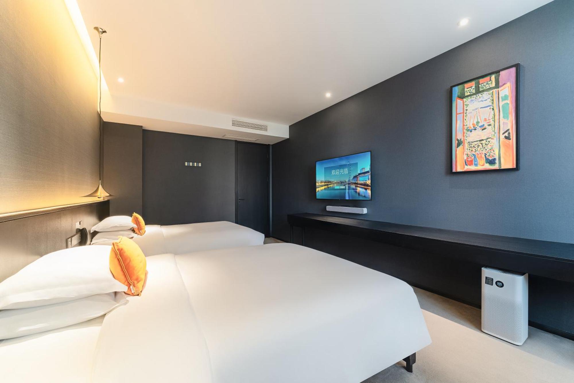 Hesu Designer Hotel & Suites -Near Xi'An Drum Tower And Yongning Gate -Free Laundry Luggage Storage -Kitty Cafe With Freshly Ground Coffee -24H Front Desk -English Service Eksteriør bilde