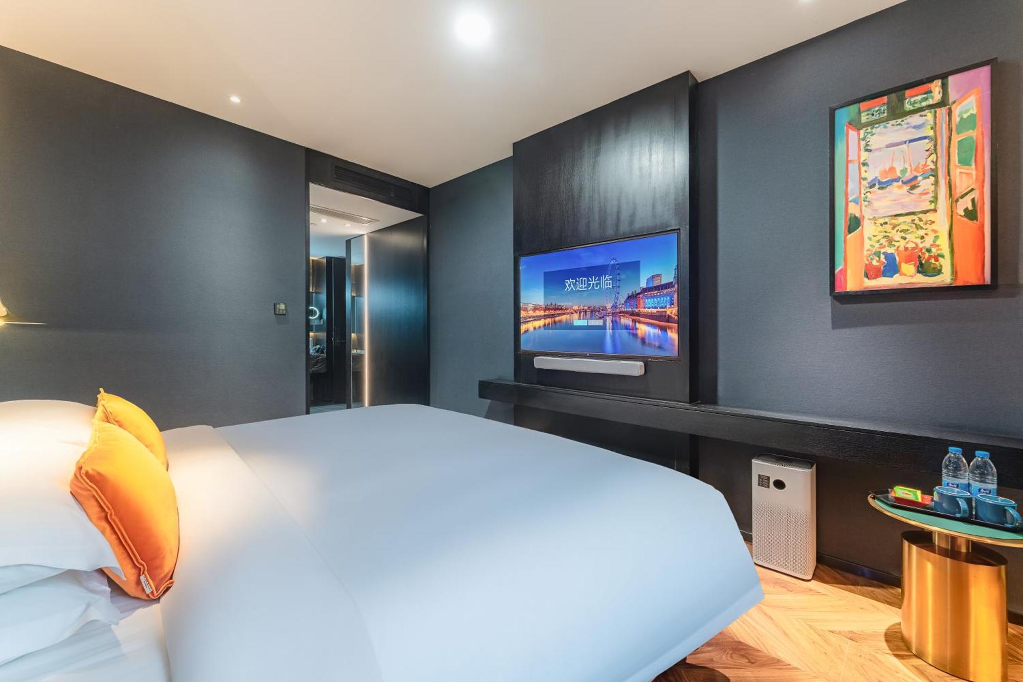 Hesu Designer Hotel & Suites -Near Xi'An Drum Tower And Yongning Gate -Free Laundry Luggage Storage -Kitty Cafe With Freshly Ground Coffee -24H Front Desk -English Service Eksteriør bilde