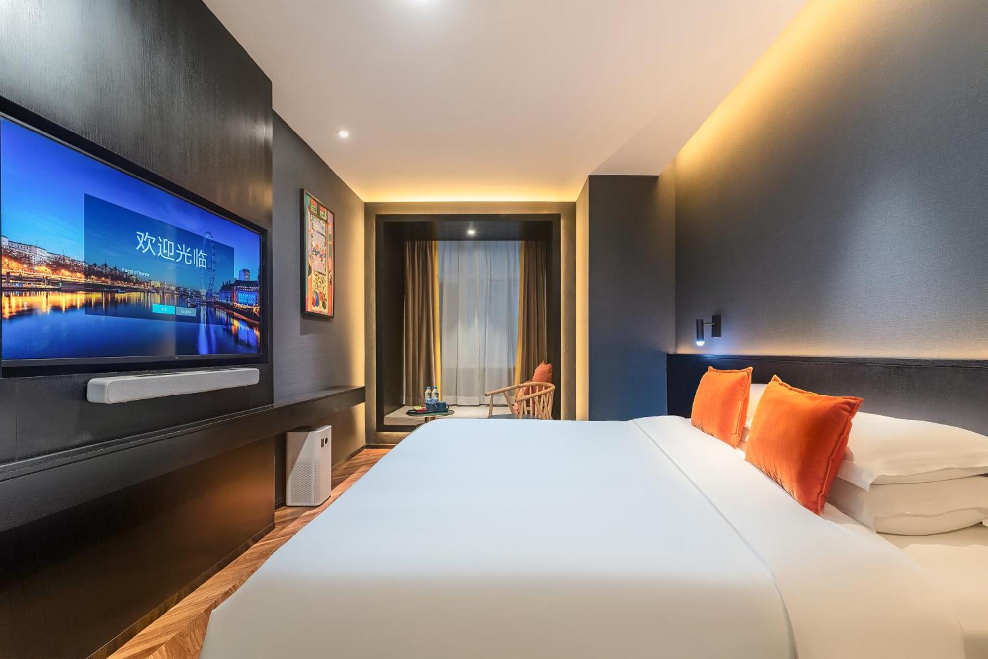 Hesu Designer Hotel & Suites -Near Xi'An Drum Tower And Yongning Gate -Free Laundry Luggage Storage -Kitty Cafe With Freshly Ground Coffee -24H Front Desk -English Service Eksteriør bilde
